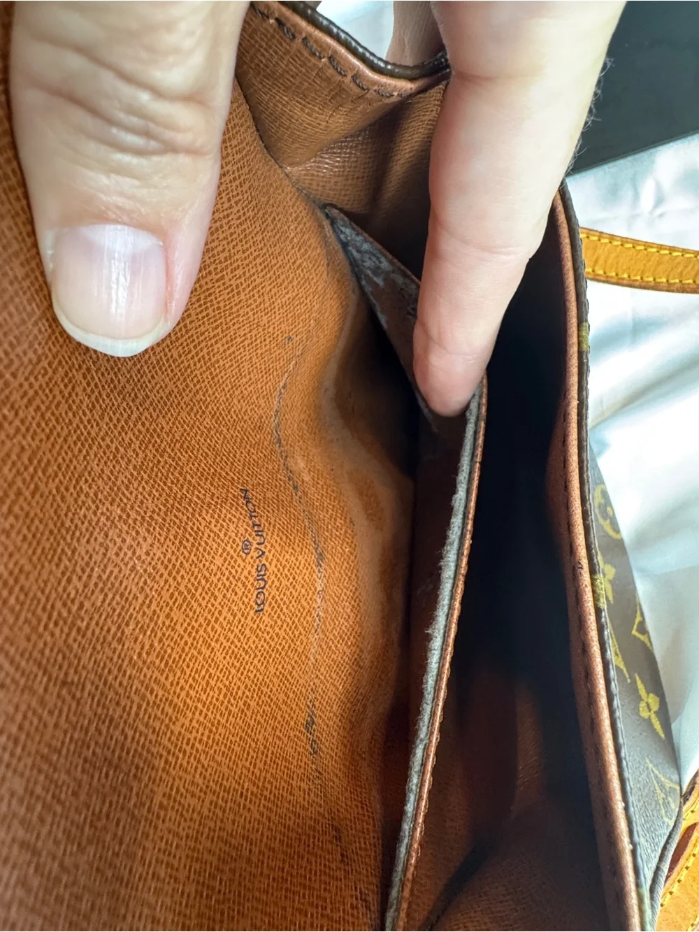 Louis Vuitton LV Mini Saint Cloud Monogram Canvas Crossbody with COA